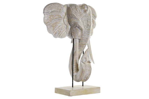 figura elefante alabasia blanco decape
